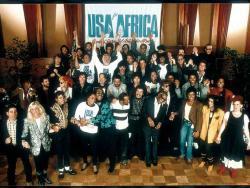 Listen online free USA For Africa We Are The World, lyrics.